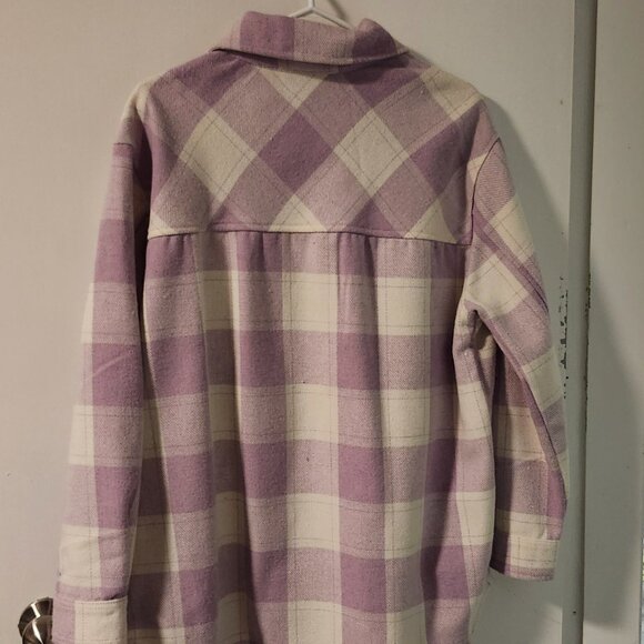 RD Style pink checkered shacket - Picture 2 of 3